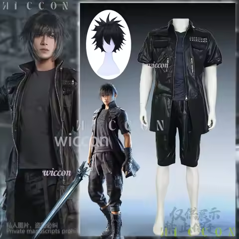 Anime Cos Game FF Cosplay Nokutisu Rushisu Cheramu Anime Costume Fantasy Goth Punk Y2K Jirai Kei Riv