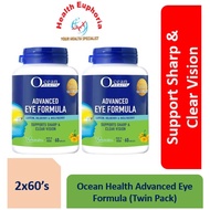 Ocean Health Advanced Eye Formula Twin Pack (2x60s) *Bausch & Lomb*AFC*Kordel's*Blackmores*Swisse*