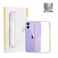 ARMOR - iPhone 12 Mini Signature 電話保護殼_水晶透明/橙帶