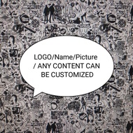 Free Design Customize Thank you Branding Sticker Seal / Big Name Stickers Picture Logo Sorry Fragile