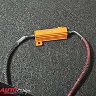 DI152 >> Load Resistor Extender 50W 8RJ 12Volt Socket to Socket to Overcome Fast Flashing Turn Signa