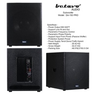 premium Speaker Subwoofer Aktif BETAVO SA-150 PRO SA 150 PRO 15 Inch