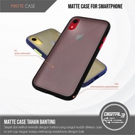 Casing Iphone XR Bumper Matte Hard Case Silicone PC