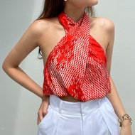 Felt.bkk Malta Top เสื้อคล้องคอผ้าซาติน