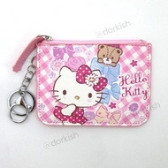 Sanrio Sweet Hello Kitty with Bear Ezlink Card Pass Holder Coin Purse Key Ring