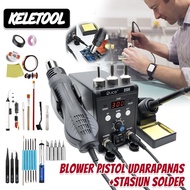 Soldering gun SMD Rework Soldering Station 8586 1500W Soldering Iron Hot Air Heat Gun For Welding Re