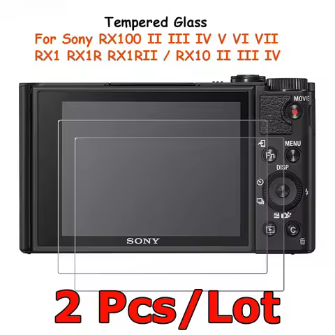 For Sony DSC-RX100 V VI VII RX10 RX1R II III IV RX1 RX1RII M2 M3 M4 Tempered Glass Screen Protector 