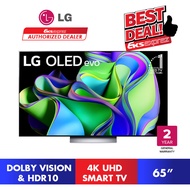 LG OLED evo C3 OLED65C3PSA (65") 120Hz Dolby Vision & HDR10 4K UHD Smart TV  (2023)