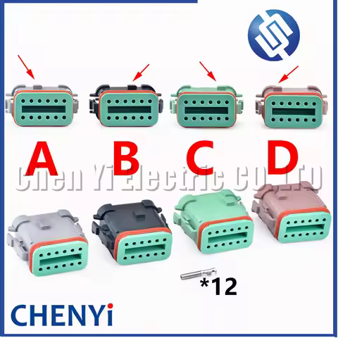 12 Pin Auto waterproof connector plug DT06-12SA-CE05 DT06-12SB-CE05 DT06-12SC-CE05 DT06-12SD-CE05 DT