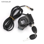 ruieraaaPET 12V/24V/36V/48V/60V/72V Throttle Ebike With Battery Power Display Thumb Grips .
