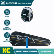 Raket Bulutangkis ALPSPORT XC 4U 82g Raket Bulutangkis Ultralight Maks 28lbs 100% Raket Bulutangkis 
