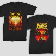 Kaos Band Nuclear Assault Game Over/ Kaos Band Nuclear Assault/ Tshirt Band Nuclear Assault/ Tshirt 