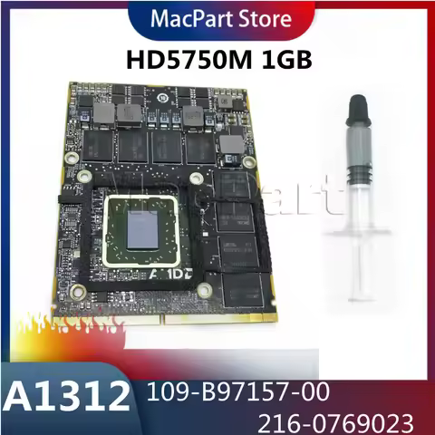 Radeon HD5750M HD5750 GDDR5 1GB 216-0769023 Video Graphics Card For iMac 27" 2010 A1312 100% Test Wo