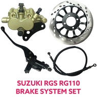 Suzuki RG110 RGS RG S RG SPORT Front Disc brake pump set FULL SET WITH DISC RGS RG110 RG SPORT