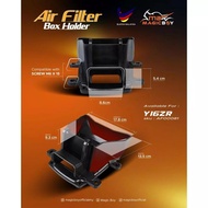 AIR FILTER HOLDER MAGIC BOY Y16ZR HOLDER AIR FILTER Y16 MAGIC BOY TEMPAT SIMPAN BARANG BAWAH SEAT Y1