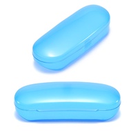 Glasses Accessories Rectangular Big Glasses Case Blue Plastic Box Large Glasses Case
