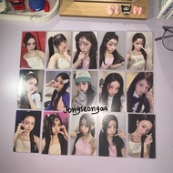 (READ DESCRIPTION) PC PHOTOCARD ILLIT OFFICIAL BOMB WEVERSE VER ALBUM YUNAH MINJU MOKA WONHEE IROHA 