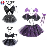 CHINK Bat Wings Sets, Bat Wings Headband Halloween Cosplay Costume, Cute Tutu Skirt 2-8year Masquera