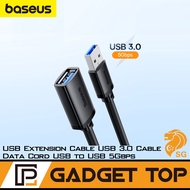 SG Seller Baseus 1.5m/2m USB Extension Cable USB Male to USB Female 5Gbps USB 3.0 Cable For Smart TV
