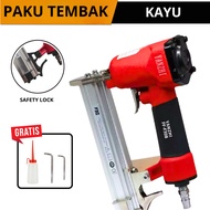 MESIN YANZHI Wood Nail Gun Machine Type F30 Pneumatic Nailer Staple Machine Air Stapler