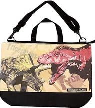 Jays Planning SBF499 Zipper 2-Way Tote Bag, Tyrannosaurus & Triceratops