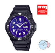 Casio ของแท้ 100% นาฬิกาผู้ชายทางการ MRW-200H-2B2 สายยางประกัน CMG
