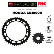 RK Takasago Honda CB1000R Neo large displacement chain Sprocket, Black plated steel, Sprocket: 525