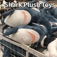 Ins Shark Plush Stuffed Toy Animal Reading Pillow for Christmas Cushion Doll Gift For Kids