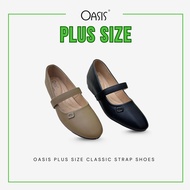 OASIS PLUS SIZE CLASSIC STRAP SHOES 7-509