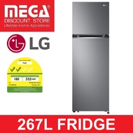 LG GT-B2652DS 267L 2-DOOR FRIDGE (2 TICKS)