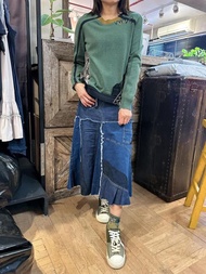 Giusto dama 新款牛仔裙lace拼接全新有吊牌