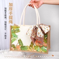 DIY Butterfly Bone Bart Handmade Bag Event Warm-up Canvas Bag Tote Bag Making Event Parent-Child Dra