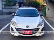 【FB搜尋桃園阿承】馬自達 超人氣MAZDA3頂級 2010年 2.0CC 白色 二手車 中古車