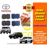 100% Original Toyota Land Cruiser V8 FZJ100 FZJ105 HDJ100 HDJ101 HZJ105 Lexus LX470 UZJ100 Brake Pad