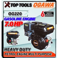 OGAWA Gasoline 7HP Petrol Engine 19mm Key Type / Thread Type 7HP Engine 212cc 6 Month Warranty