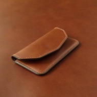 Handmade leather micro wallet / cardholder / business card holder mod. MICRO