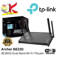 TP-LINK ARCHER BE230 BE3600 / ARCHER BE400 BE6500 DUAL-BAND WI-FI 7 ROUTER WITH TP-LINK HOMSHIELD,  