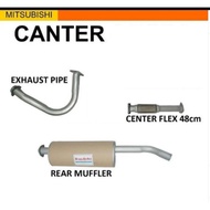 GD817 Pipa Tabung Knalpot Mitsubishi Canter ps110 125 muffler komplit