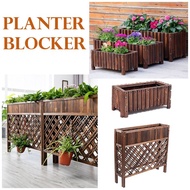 [SG SELLER]Sidewalk Plant Blocker Street Plant stand Gardening Decor Wooden Plant Pot rack Plant Stand Plant Shelf