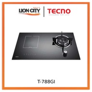 Tecno T-788GI 73cm Gas-Induction Hybrid Glass Hob (Pre-Order)