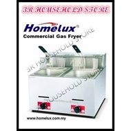 HOMELUX COMMERCIAL GAS FRYER / DOUBLE GAS FRYER HBGF-72
