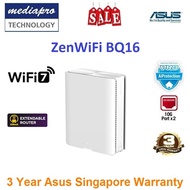 ASUS ZenWiFi BQ16 1-Pack Quad Band WiFi 7 (802.11be) BE25000 Mesh WiFi System support AiMesh