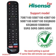HISENSE EN2BS27H LED Smart TV Remote Control 70B7100 55B7100 43B7100 50B7100 65B7100 55Q8600 65Q8600