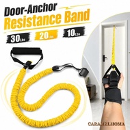 CARAMELOMA Door-Anchor Resistance Band, 30 Lbs 20 Lbs 10 Lbs Durable Resistance Exercise Band, Pract
