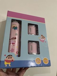 蠟筆小新 不銹鋼保溫杯連杯套裝