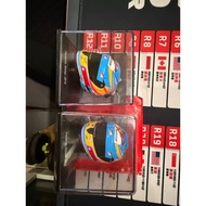 Produced by Spark 1: 5 Scale F1 Rider Helmet Model, Blue Yellow Red Color Matching, with Original Fa