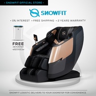 SNOWFIT Elysian 18K Rose Gold Elegant Design Exquisite Deep Tissue Massage Chair