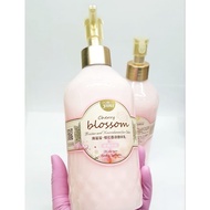 Lotion Cherry Blossom Bekas Besar 550ml/ Puteh Moisten Gebu/ Smooth Skin/ Sgt Wangi/ Moisturizing/ H