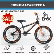 Sepeda BMX 20" VELION - SALVO Ban 20 x 3.0 dan 2.40 untuk anak 9 tahun