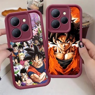 Wine Red Case for Xiaomi Redmi Note 13R 13 14 13C 12 5G POCO C65 Z-43 Dragon Ball Z